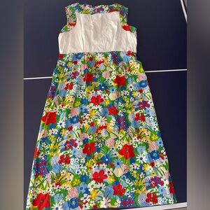 🌼 Vintage 1960s Flutterbye Floral Garden Maxi Dress 🌼